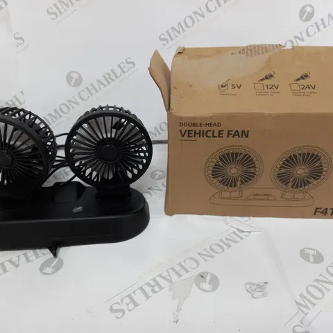 DOUBLE-HEAD VEHICLE FAN F410