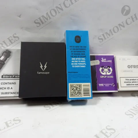 BOX OF ASSORTED ELECTRONIC CIGARETTES TO INCLUDE ASPIRE ETC