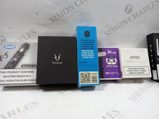 BOX OF ASSORTED ELECTRONIC CIGARETTES TO INCLUDE ASPIRE ETC