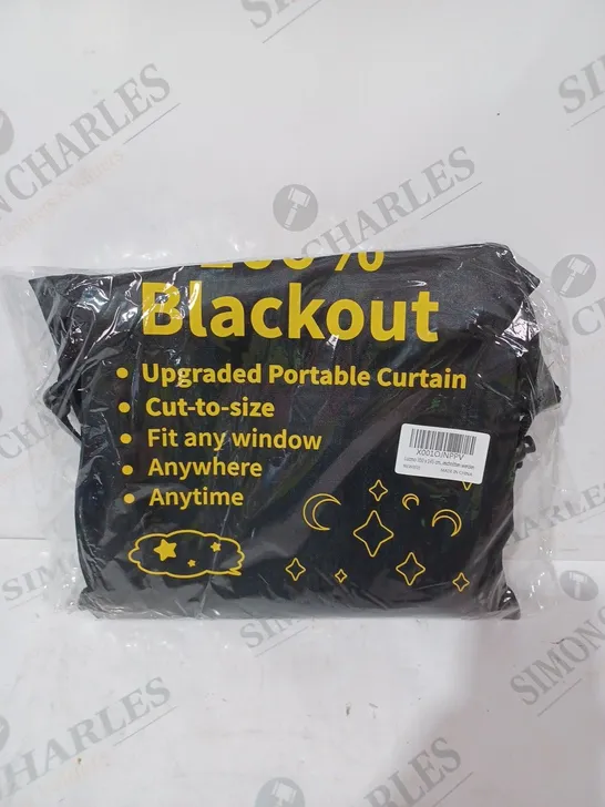 LUCMO 100% BLACKOUT PORTABLE CURTAIN 