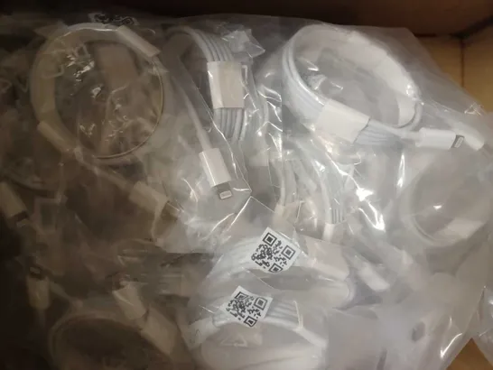 BOX OF APPROXIMATELY 25 ASSORTED USB CABLES