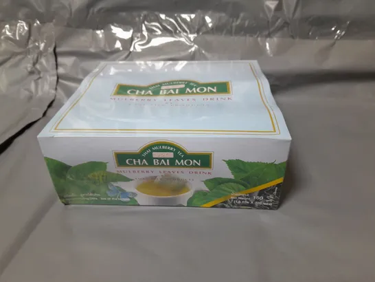 APPROXIMATELY 30 BOXES OF BRAND NEW SEALED THAI MULBERRY TEA CHA BAI MON MULBERRY LEAVES DRINK BY THAI SILK PRODUCTS 