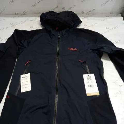 RAB KINETIC ALPINE 2.0 JACKET IN NAVY - UK S 