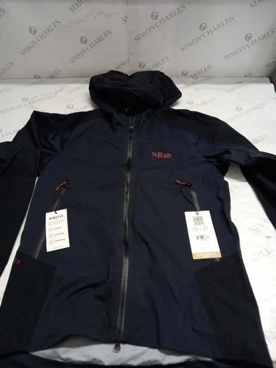 RAB KINETIC ALPINE 2.0 JACKET IN NAVY - UK S 