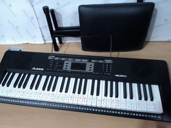 ALESIS MELODY 61 KEY KEYBOARD 3201575-Simon Charles Auctioneers