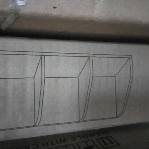 BOXED IMANDRA WALL MOUNTED CORNER SHELF 