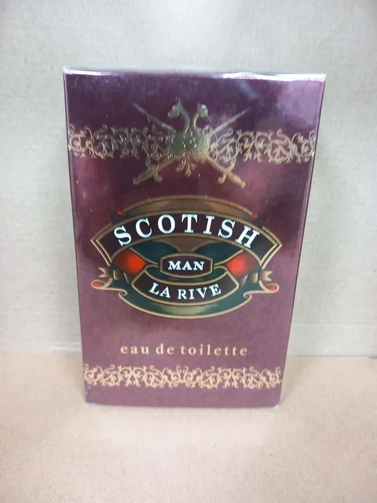 BOXED AND SEALED SCOTISH MAN LA RIVE EAU DE TOILETTE 90ML