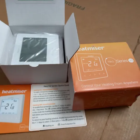 BOXED HEATMISER NEO SERIES V2 THERMOSTAT