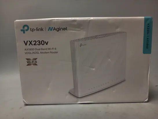 BOXED TP-LINK XV230V AX1800 DUAL BAND WI-FI 6 MODEM ROUTER