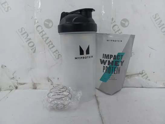 MYPROTEIN SHAKER BOTTLE WITH IMPACT WHEY PROTEIN (25g)