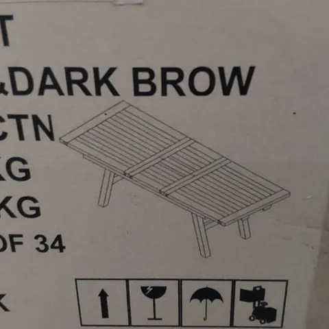 BOXED AR-19T EXTENDABLE TABLE (1 BOX)