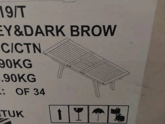 BOXED AR-19T EXTENDABLE TABLE (1 BOX)