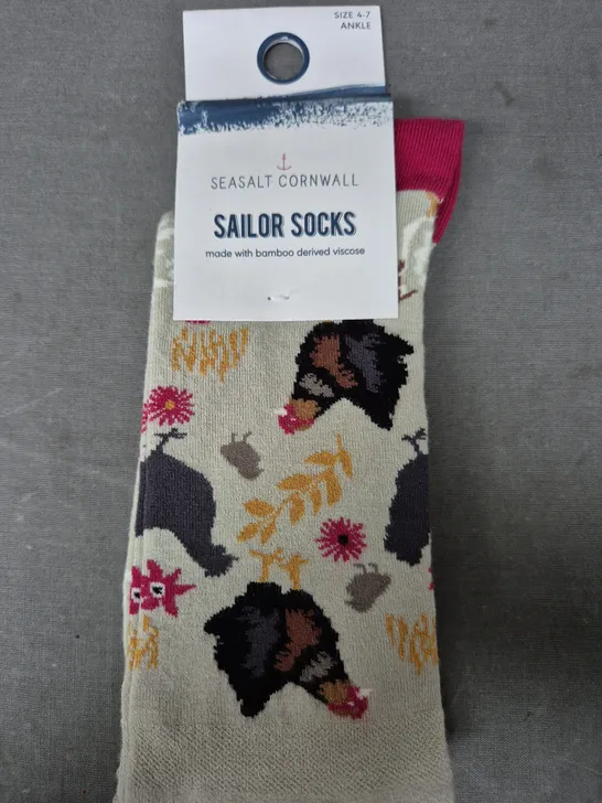 SEASALT CORNWALL WOMEN'S BAMBOO ARTY SOCKS ONE SIZE