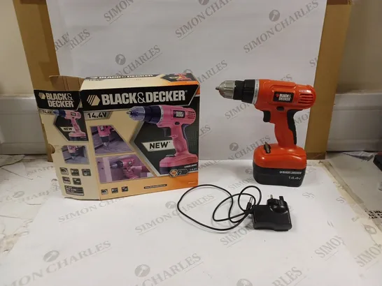 BLACK+DECKER 14.4V EPC14CA CORDLESS DRILL DRIVER 