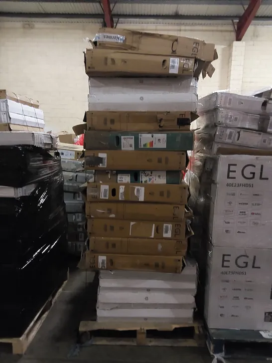 PALLET OF APPROXIMATELY 16 X ASSORTED UNTESTED TVS. BRANDS, MODELS AND CONDITIONS VARY