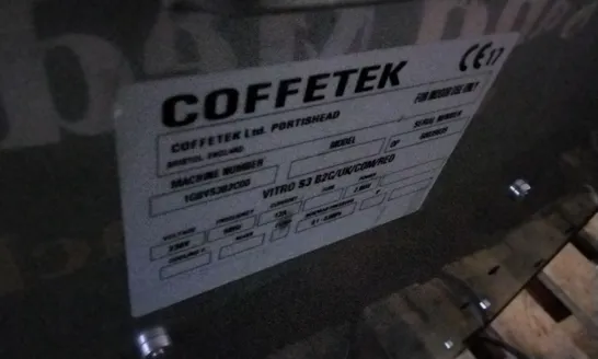 COFFETEK VITRO S3 BSC COFFEE MACHINE 