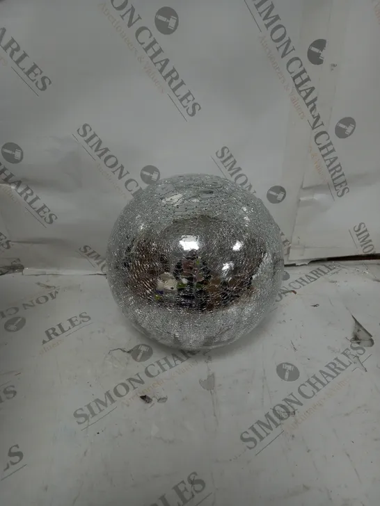 20CM BATTERY OPERATED LIT CRACKLE EFFECT BALL  RRP £21.99