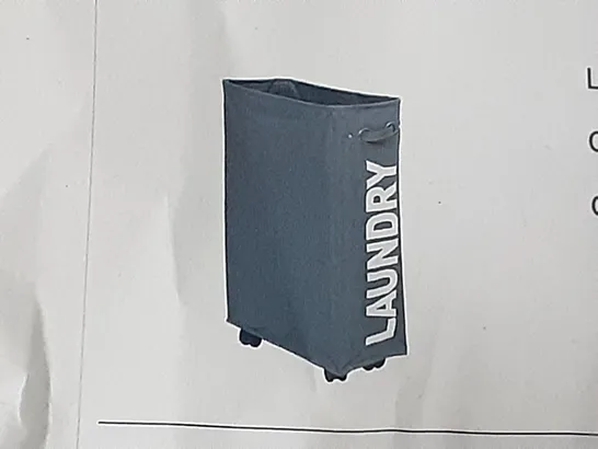 BOXED LAUNDRY BIN , DARK GREY 