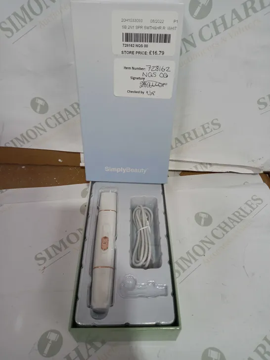 SIMPLY BEAUTY SUPER SMOOTH FACE & BROWS HAIR REMOVER