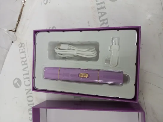 BOXED BEAUTY 2 IN 1 SUPER SMOOTH FACE & BROWS HAIR REMOVER, PURPLE