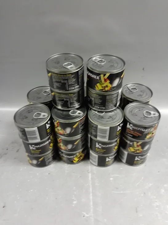 APPROXIAMTELY 20 KINGFISHER BAMBOO SHOOTS & WATER CHESTNUT TINS - COLLECTION ONLY 