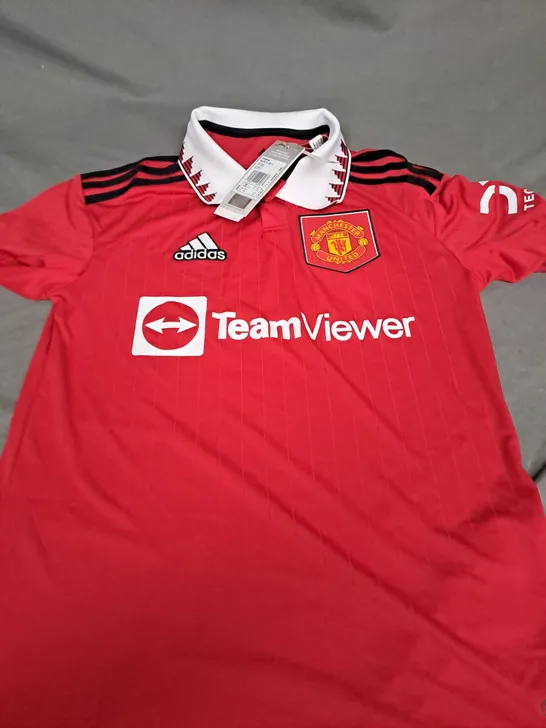 MANCHESTER UNITED FC HOME SHIRT SIZE 13-14 YEARS