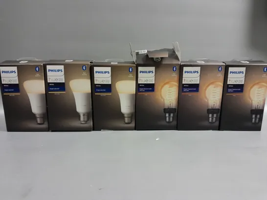 APPROXIMATELY 25 BOXED PHILIPS HUE BULBS IN VARIOUS STYLES - WHITE 