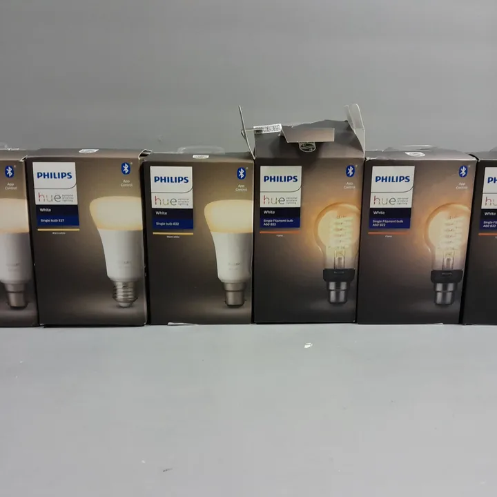 HUE BULBS IN VARIOUS STYLES - WHITE 4641200-Simon Charles Auctioneers