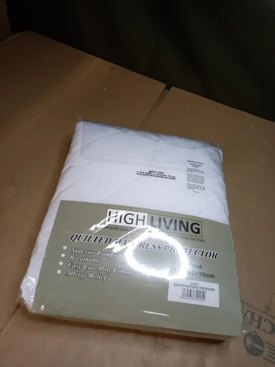 HIGH LIVING QUILTED MATTRESS PROTECTOR 