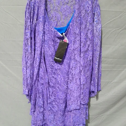 CAPRI BY MON CHERI ROYAL BLUE LACE DRESS AND JACKET - 20W