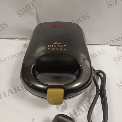 BOXED DISNEY MICKEY MOUSE WAFFLE MAKER 