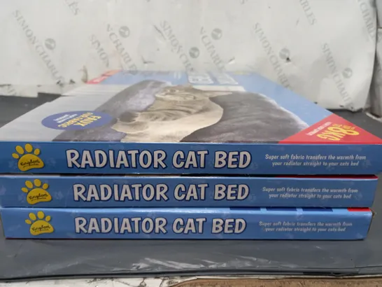 3 BOXED KINGDOM RADIATOR CAT BED