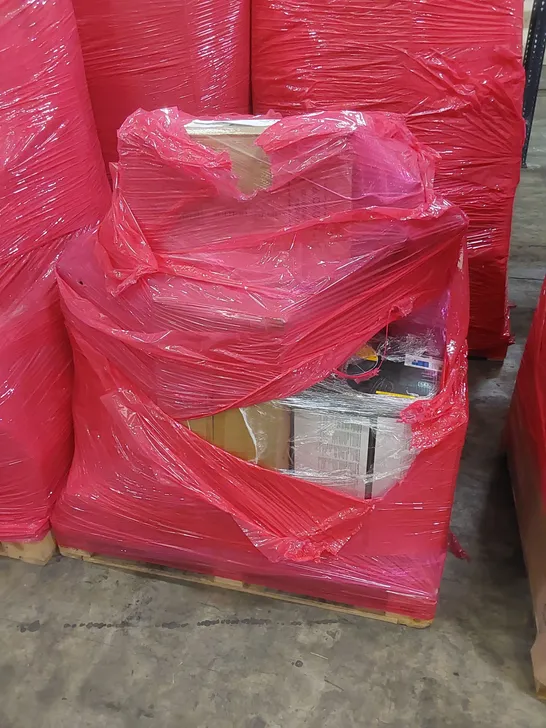 PALLET OF ASSORTED HOUSEHOLD ITEMS AND CONSUMER PRODUCTS TO INCLUDE; WAGNER CONTROL PRO 350 M UNIVERSAL AIRLESS SPRAYER, OFFICE CHAIRS, FURNITURE ETC 