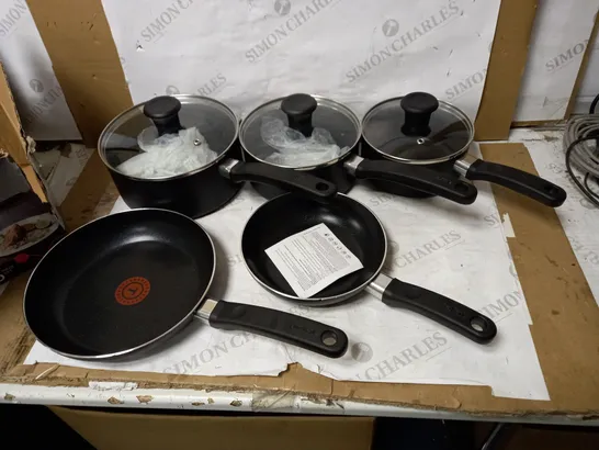 TEFAL ESSENTIAL COOKWARE SET