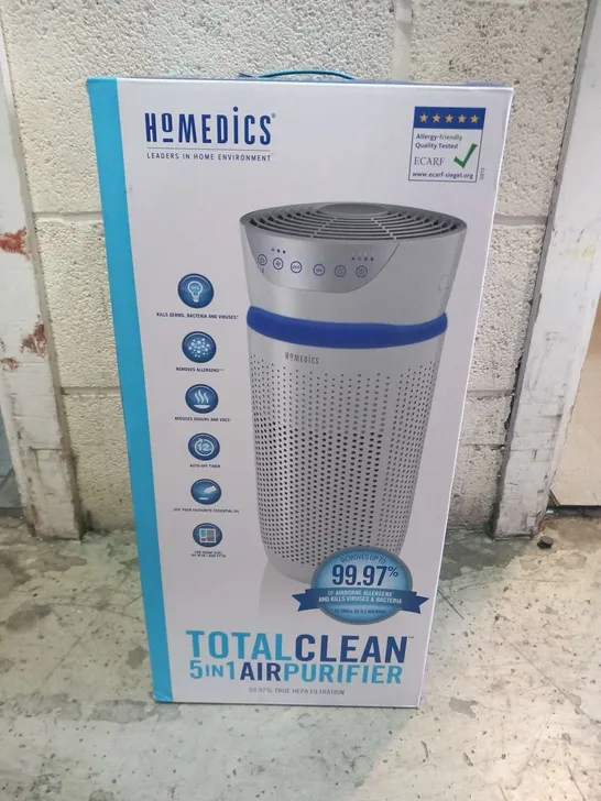 BOXED HOMEDICS TOTAL CLEAN 5-IN-1 AIR PURIFIER AP-T30WT-GB