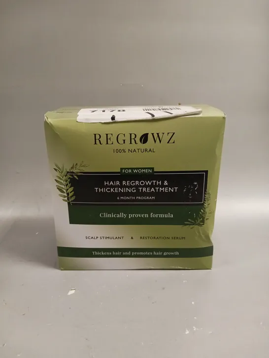 BOXED REGROWZ FOR WOMEN HAIR REGROWTH & THICKENING TREATMENT