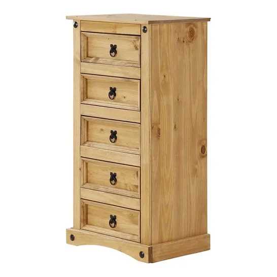 BOXED DOE 5 DRAWER CHEST