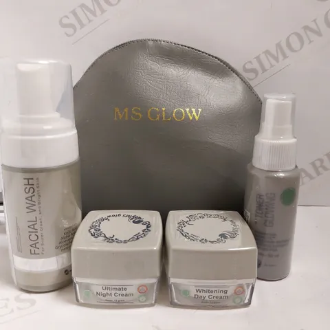 MS. GLOW GIFT SET TO INCLUDE FACE WASH, DAY AND NIGHT CREAM