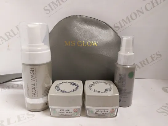 MS. GLOW GIFT SET TO INCLUDE FACE WASH, DAY AND NIGHT CREAM