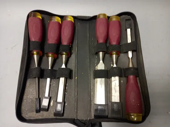 MARPLES 6PIECE CHISEL SET IN CASE