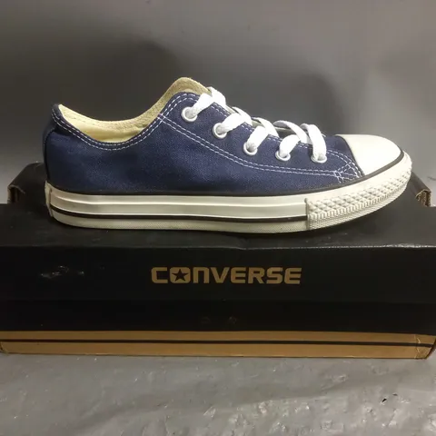 CONVERSE ALL STARS BLUE AND WHITE LACE UP PUMPS SIZE 2.5