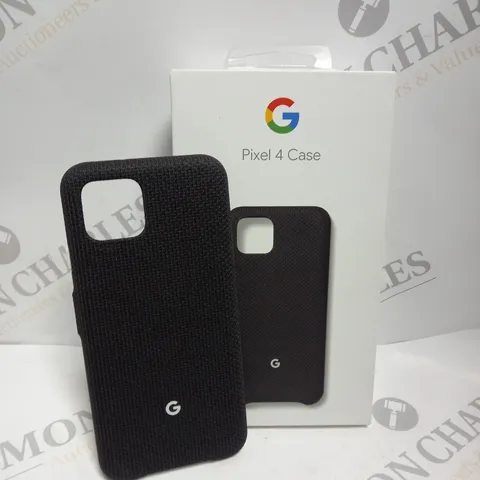 BOXED GOOGLE PIXEL 4 FABRIC CASE IN BLACK 