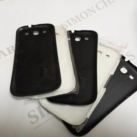 SAMSUNG S3 BACK COVERS WHITE/BLACK APPROX. 5 