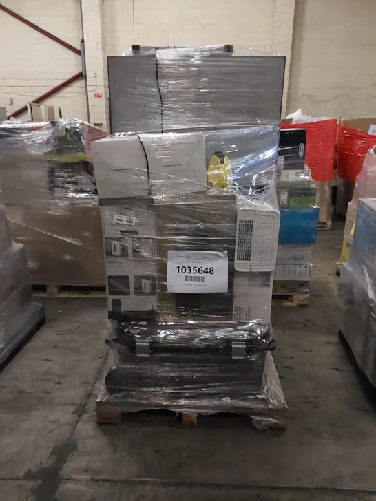 PALLET OF APPROXIMATELY 8 UNPROCESSED RAW RETURN HOUSEHOLD AND ELECTRICAL GOODS TO INCLUDE;