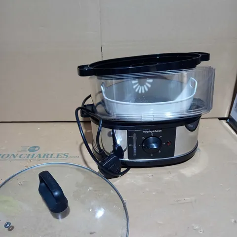 MORPHY RICHARDS STAINLESS STEEL FOOD STEAMER