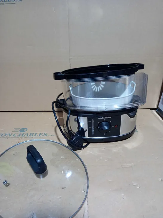 MORPHY RICHARDS STAINLESS STEEL FOOD STEAMER