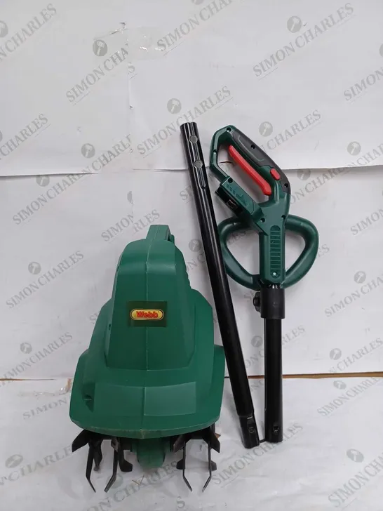 WEBB 20V CORDLESS TILLER WITH 2.0AH BATTERY & CHARGER