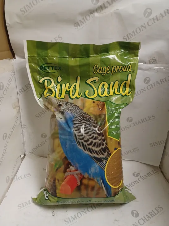 PACKAGED AND SEALED PETTEX BIRD SAND FOR CAGED BIRDS. 