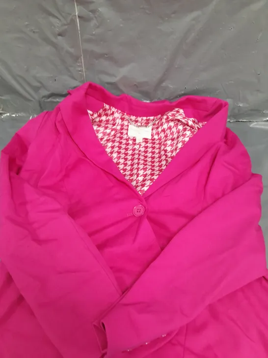 DANNII MINOGUE PETITES PINK BLAZER - 12 