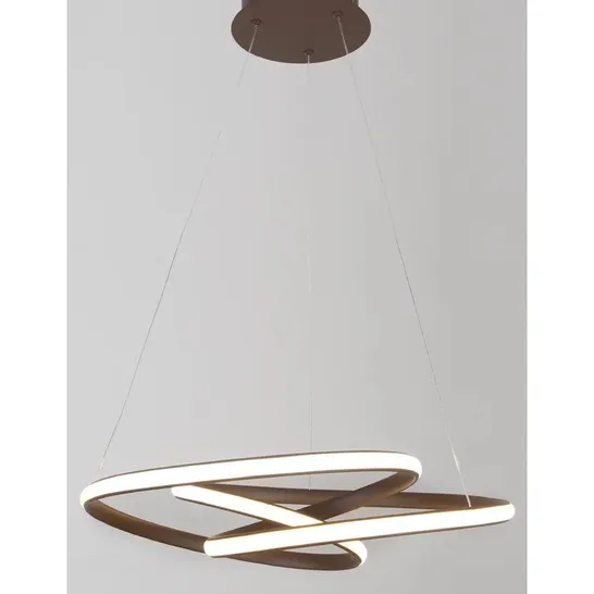 BOXED CLOUDEN 1-LIGHT GEOMETRIC LED PENDANT 